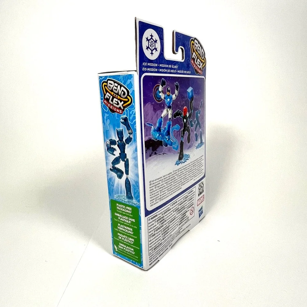 Marvel Avengers Bend and Flex Missions Black Panther Ice Mission Hasbro NIB